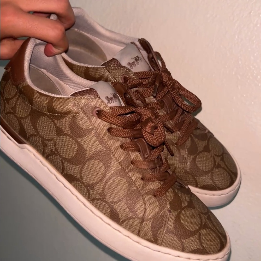 Coach Brown and Tan Sneakers - Picture 6 of 6